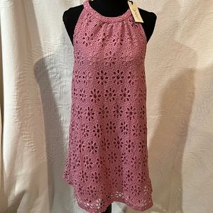 Jaime sleeveless‎ lace dress, size small, NWT